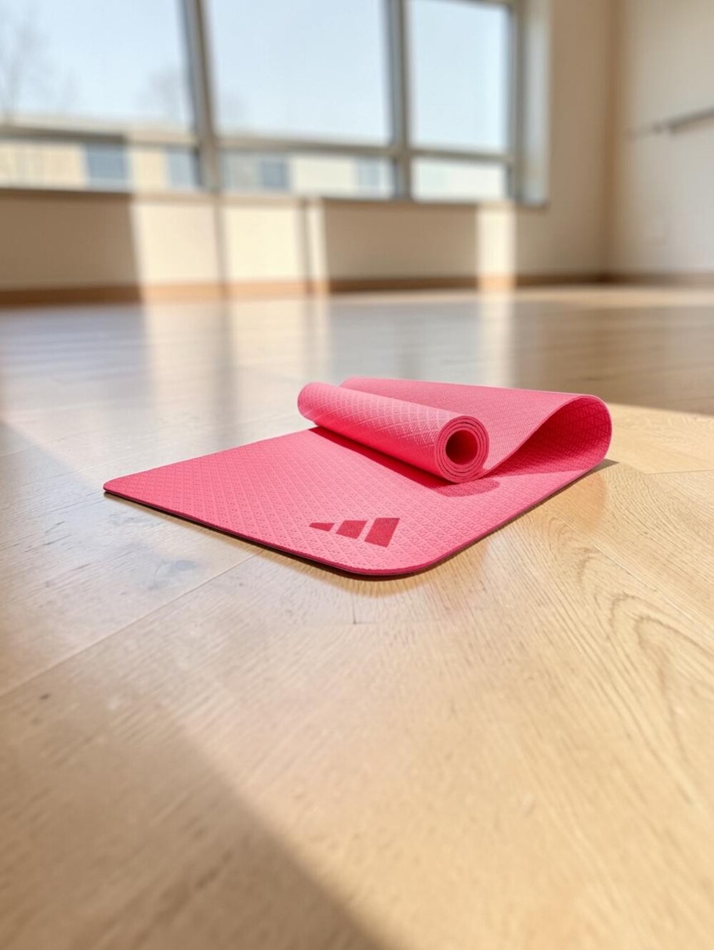 adidas Pink Non-Slip Exercise Mat